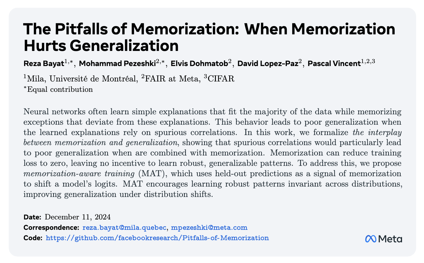Figure illustrating memorization-aware training